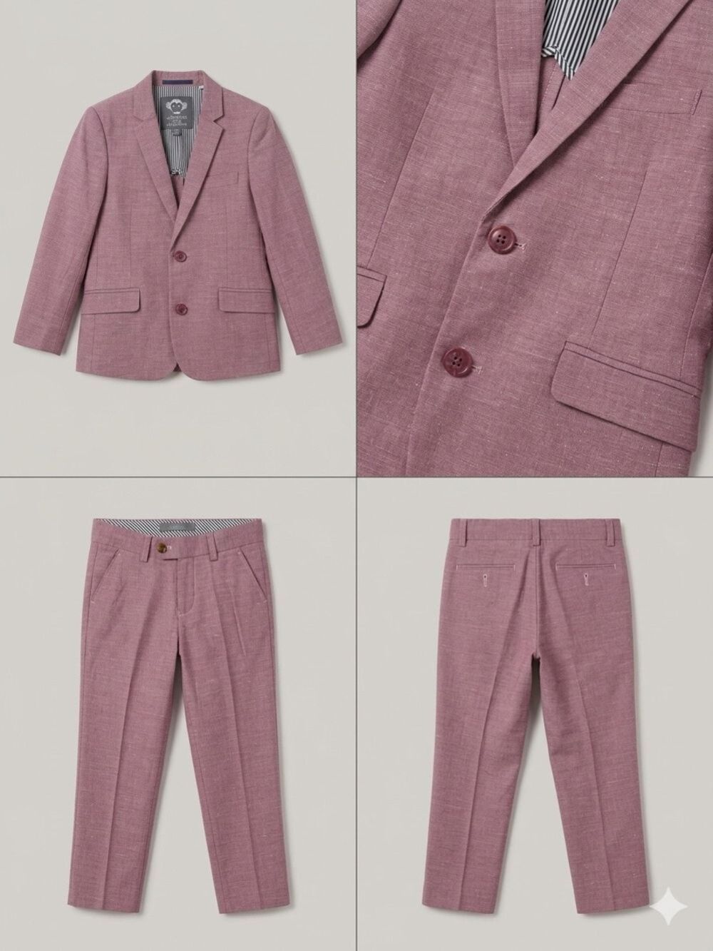 Appaman Boys' Mauve Two-Piece Suit Jacket & Pants
